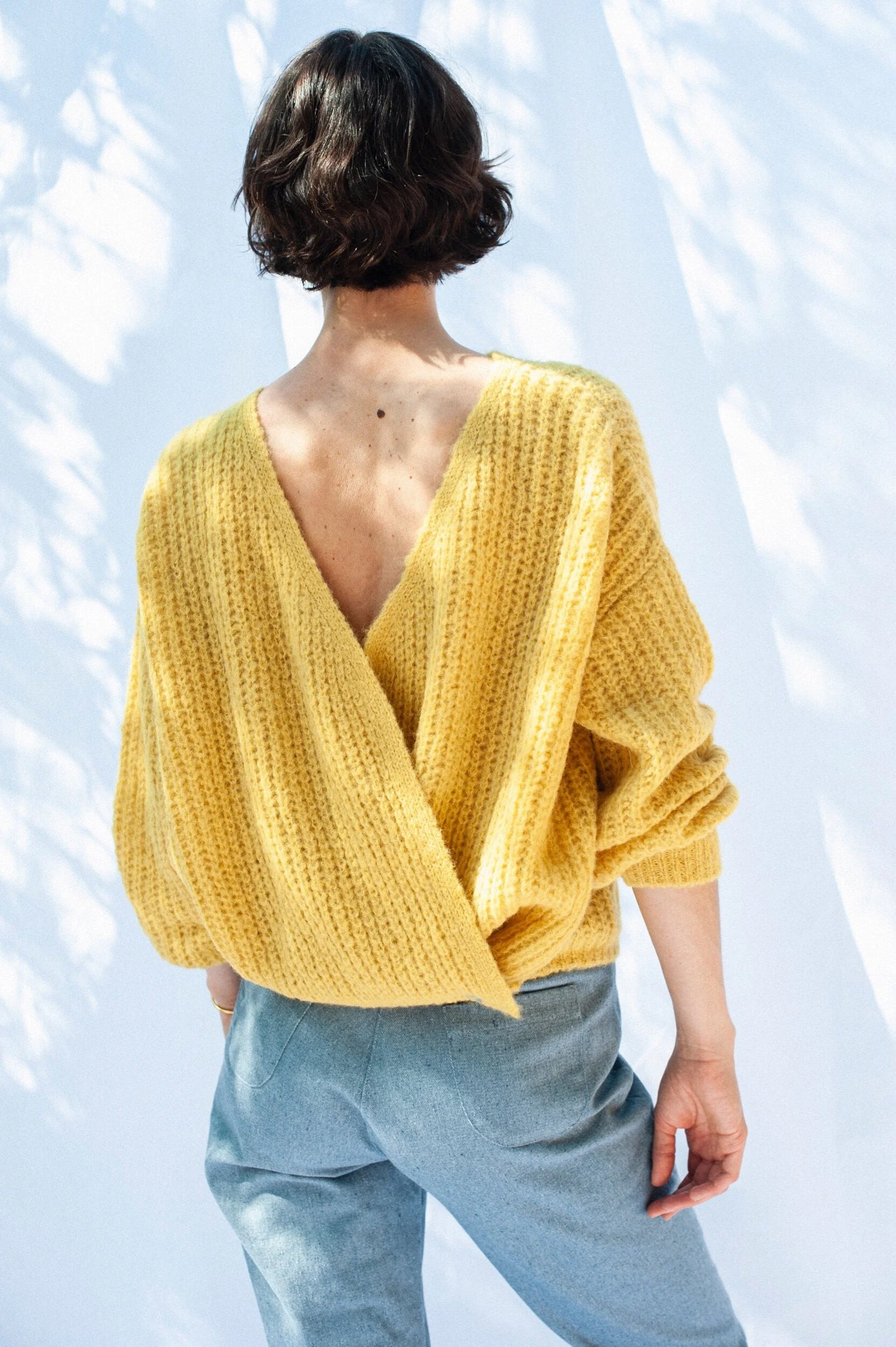 Jungle Folk /  Cardigan Vega - Daffodil Yellow