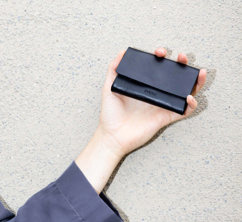 PARK BAGS / Petit porte-monnaie WL08 - noir
