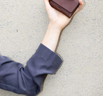 PARK BAGS / Petit porte-monnaie WL08 - brun foncé
