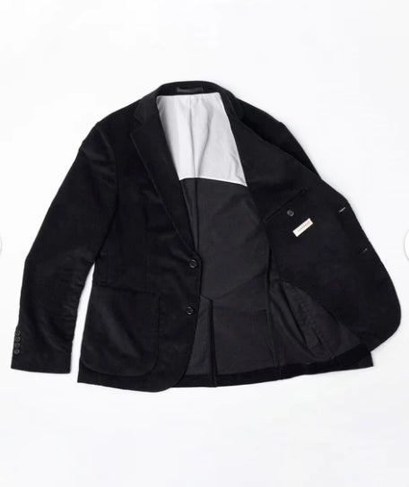 CARPASUS / Blazer, velours Marine