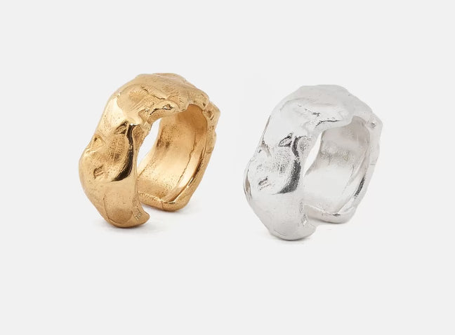 Laura Micheli Jewelry / Earth maxi earcuff - silver