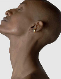 big hoop cuff or ou argent