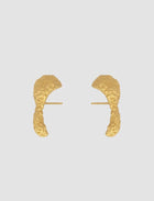 Coral earring - or ou argent