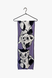 9V9 / CATS SCARF - Violet