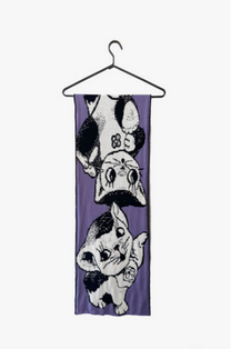 9V9 / CATS SCARF - Violet