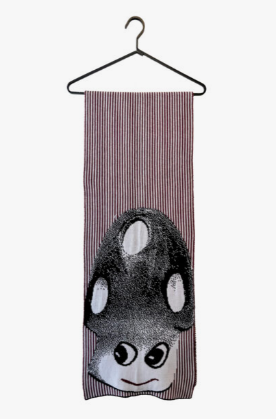 9V9 / SALT &amp; PEPPER SCARF - Bordeaux