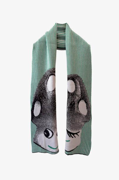 9V9 / SALT &amp; PEPPER SCARF - Vert