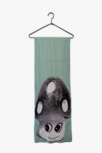 9V9 / SALT &amp; PEPPER SCARF - Vert