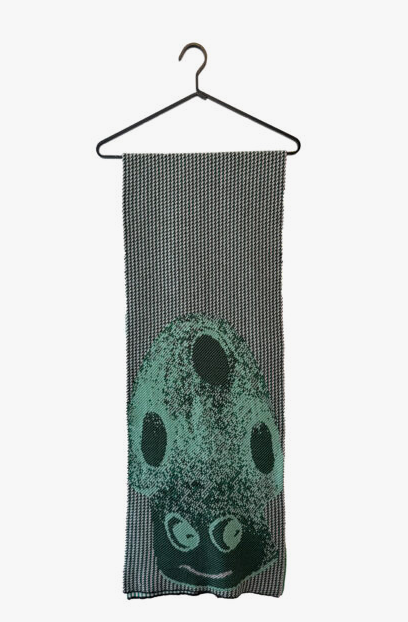 9V9 / SALT &amp; PEPPER SCARF - Vert