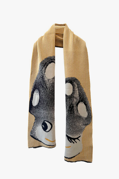 9V9 / SALT &amp; PEPPER SCARF - Jaune