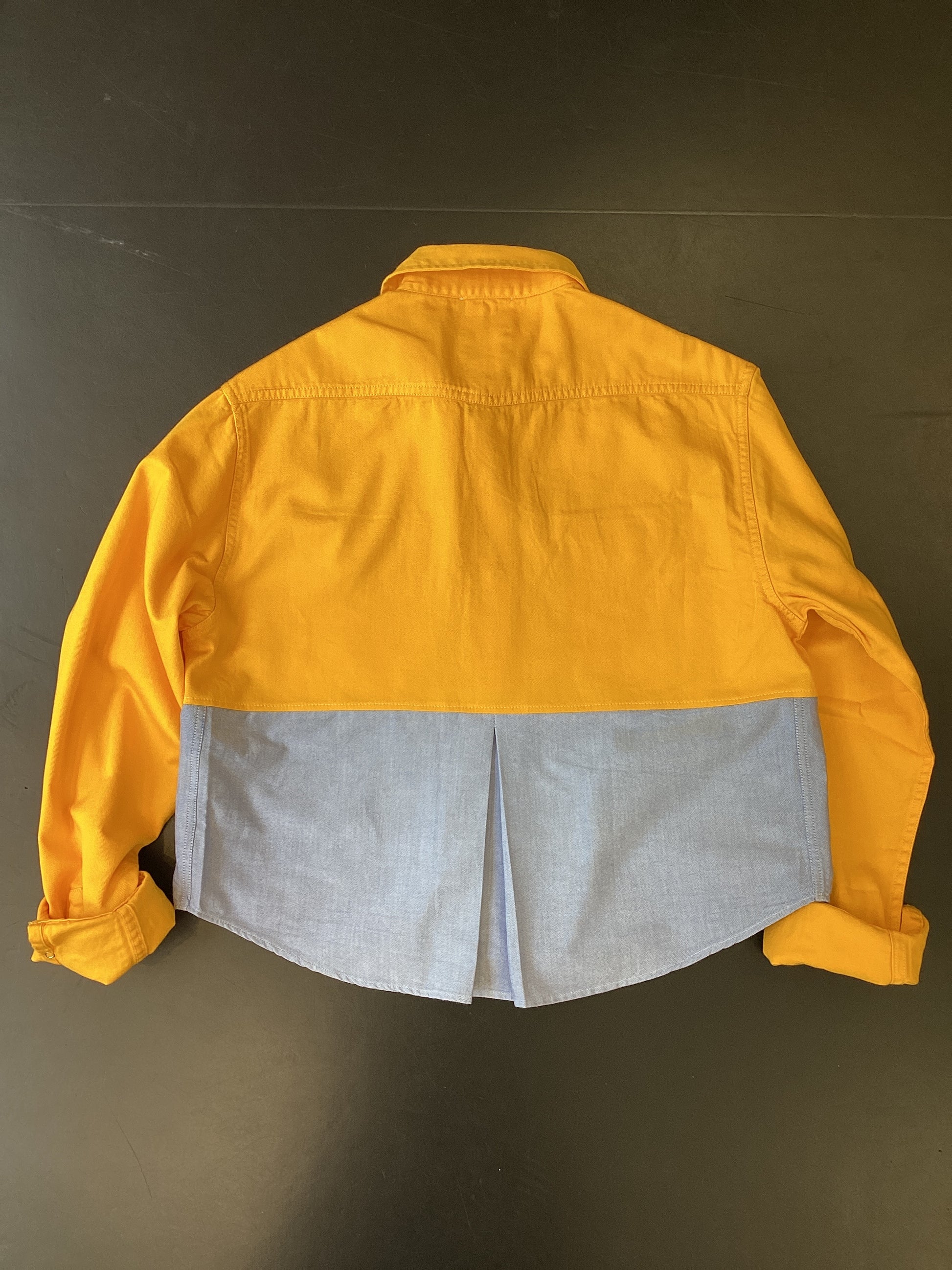 RE/Papa's shirt / Chemise manches longues, n°5 jaune/jeans
