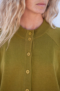 Jungle Folk /  Cardigan Barranco - Moss Green