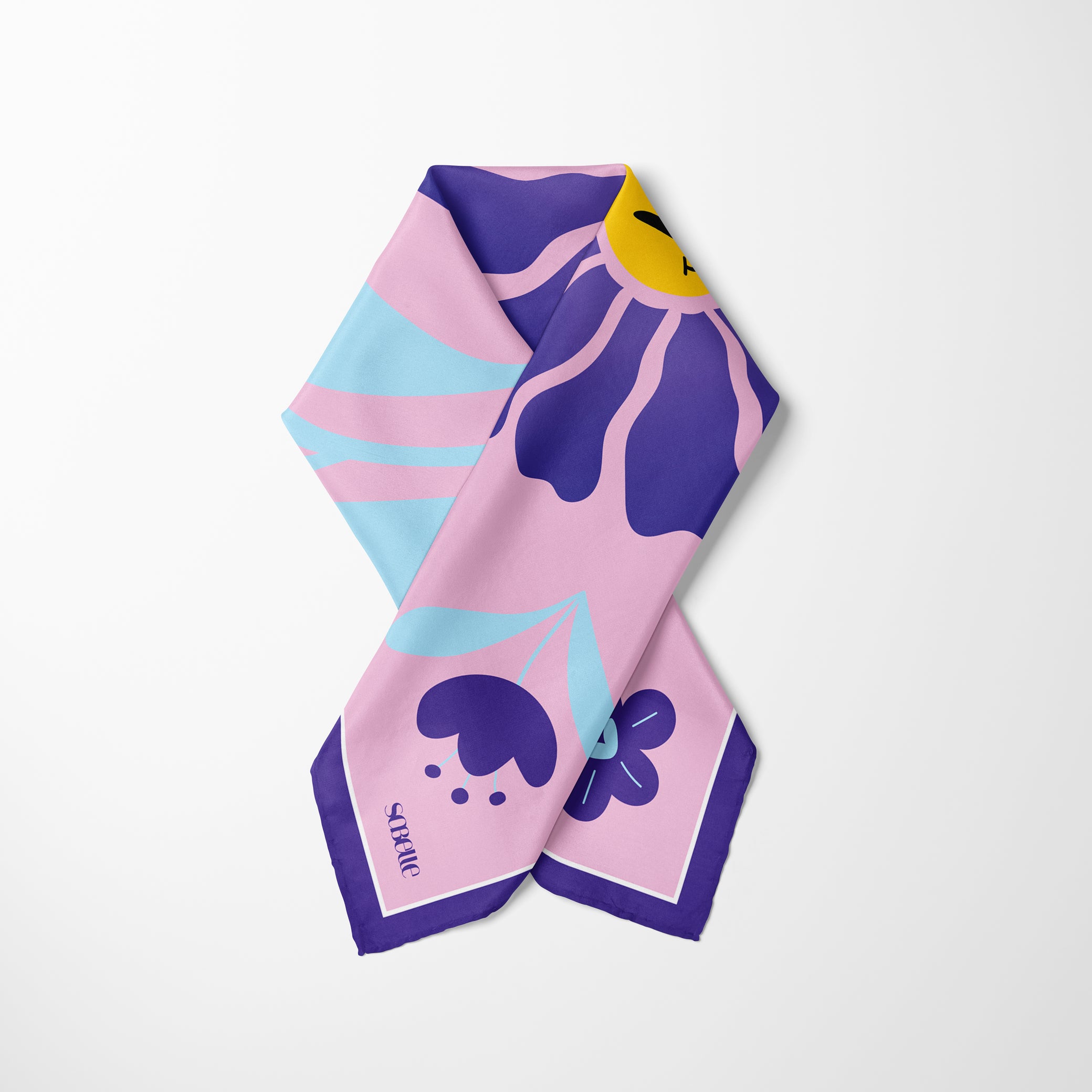 Carré de soie - Harmonie Florale