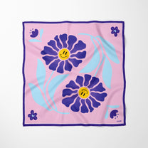 Carré de soie - Harmonie Florale