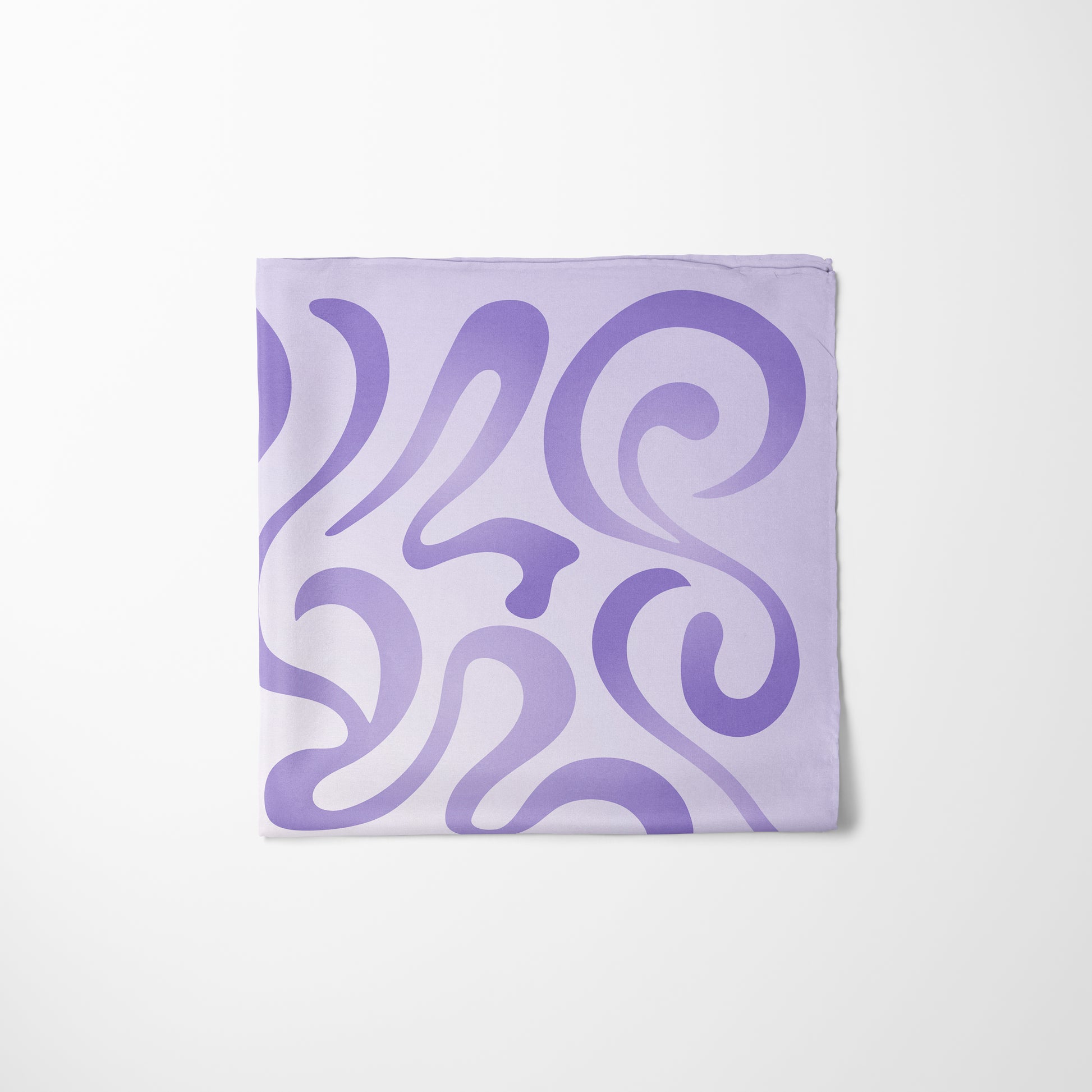 Carré de soie - Eclat violet