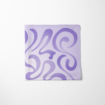 Carré de soie - Eclat violet
