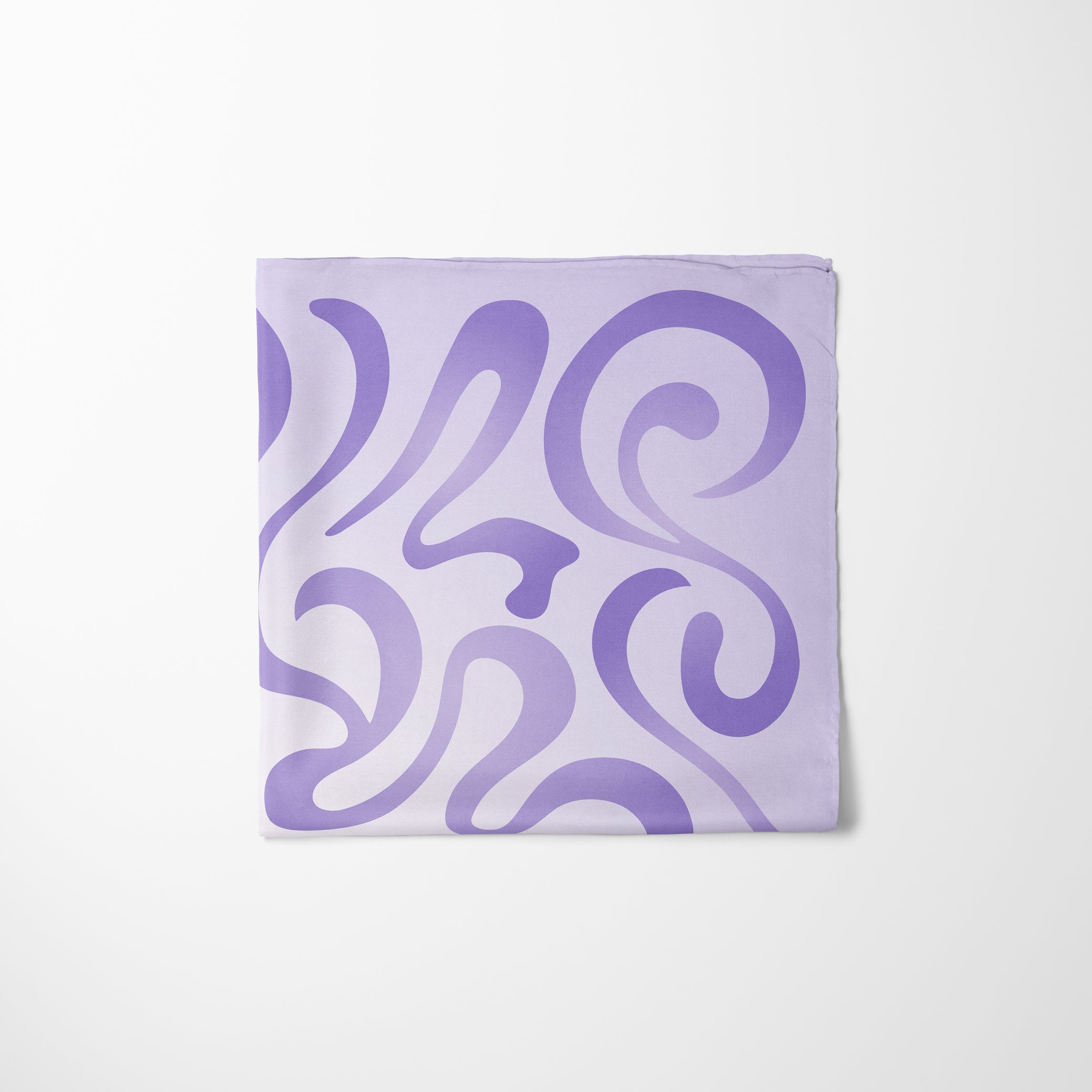 Carré de soie - Eclat violet