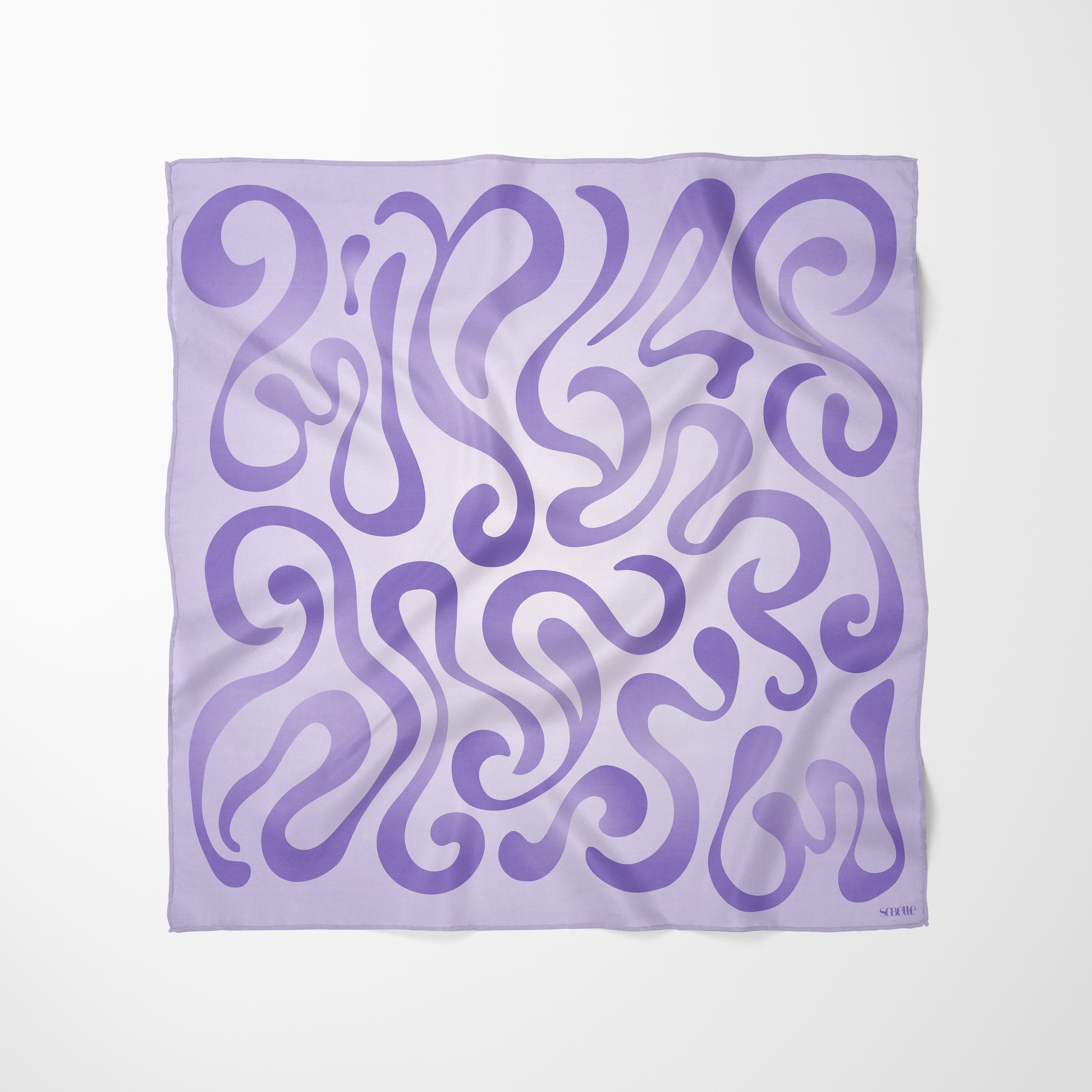 Carré de soie - Eclat violet