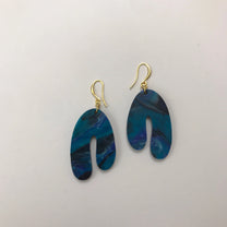 CURA Jewellery / Small Amorphous earrings, starry night