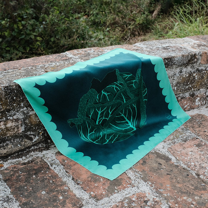 Carré de soie - Cavolo vert