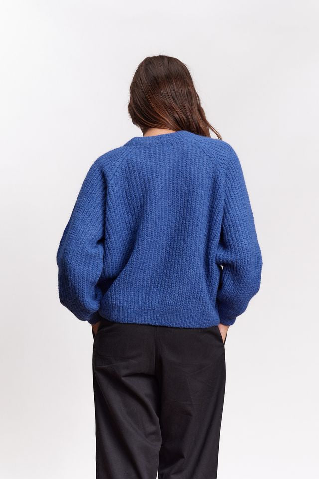 Jungle Folk /  pull VICO - cobalt blue