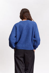 Jungle Folk /  pull VICO - cobalt blue