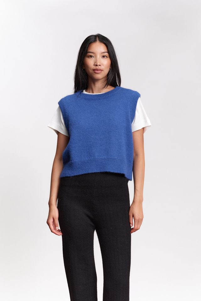 Jungle Folk /  gilet Ruby - cobalt blue