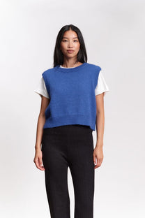 Jungle Folk /  gilet Ruby - cobalt blue
