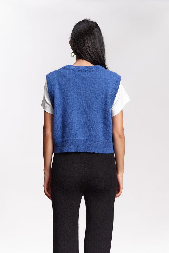 Jungle Folk /  gilet Ruby - cobalt blue