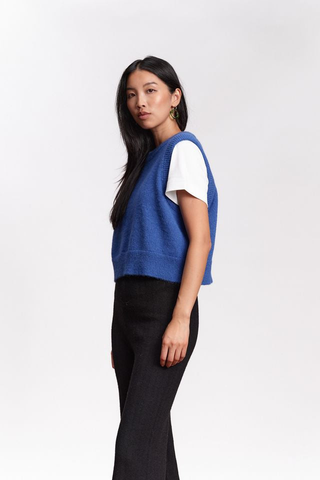 Jungle Folk /  gilet Ruby - cobalt blue