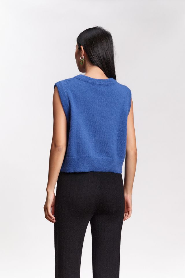 Jungle Folk /  gilet Ruby - cobalt blue