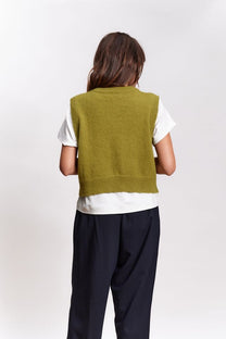 Jungle Folk /  gilet Ruby - pistachio