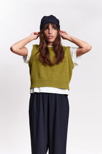 Jungle Folk /  gilet Ruby - pistachio