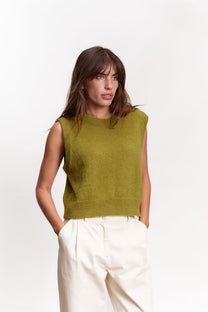 Jungle Folk /  gilet Ruby - pistachio