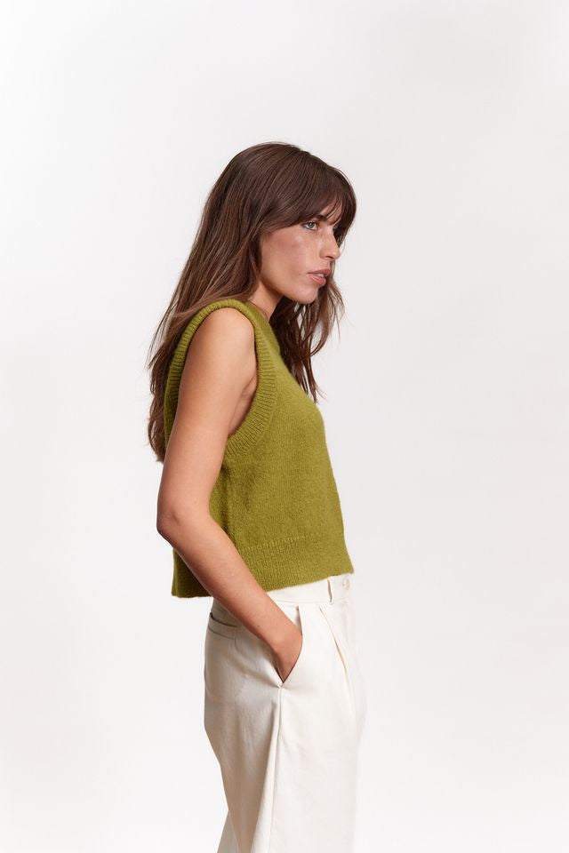 Jungle Folk /  gilet Ruby - pistachio