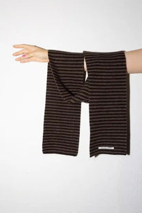 FRANZISKA LUETHY / Rami Scarf - Ebony / Wood