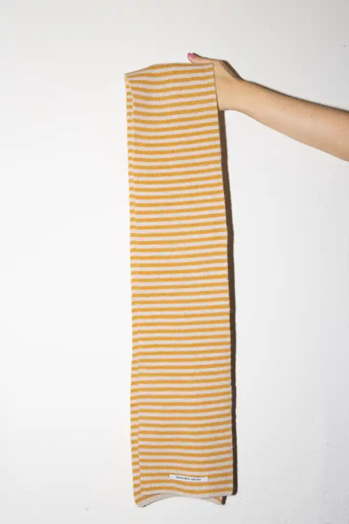 FRANZISKA LUETHY / Rami Scarf - Caramel / Natural