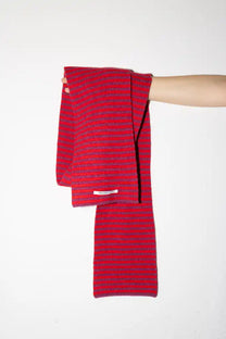FRANZISKA LUETHY / Rami Scarf - Grape / Signal Red