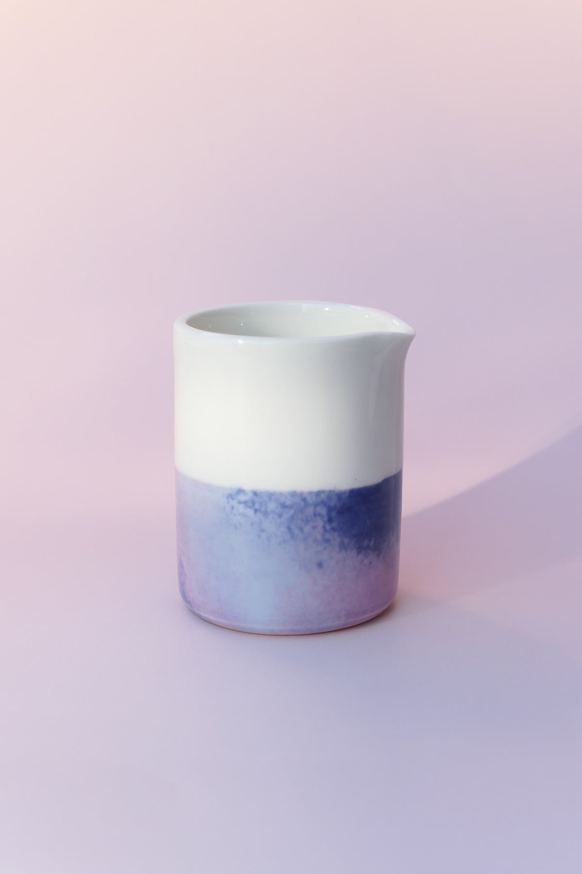 Petit pot à lait - Bleu/rose