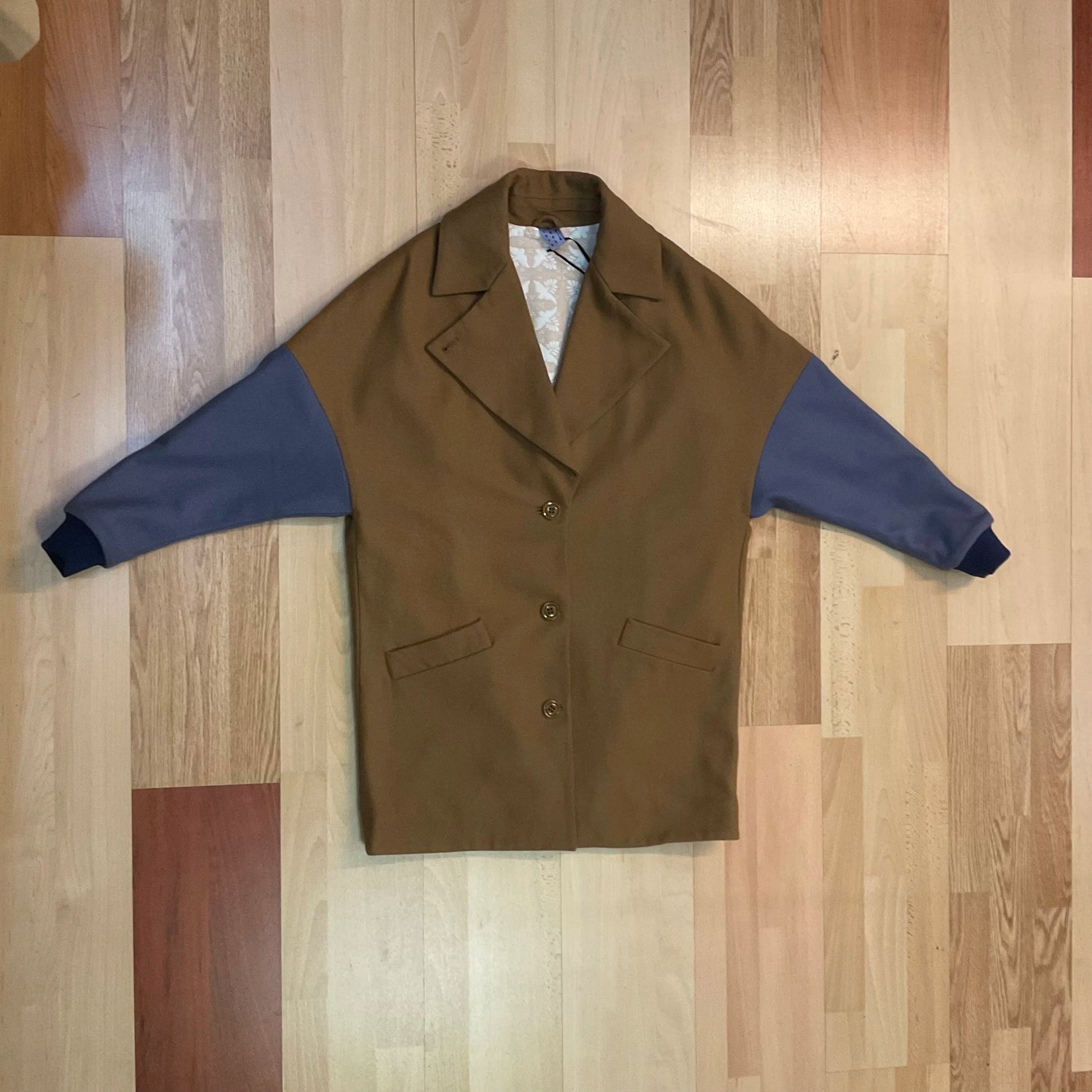 LABORATOIRE / Manteau RE/FAMILY 2, Camel/Lavande/Marine
