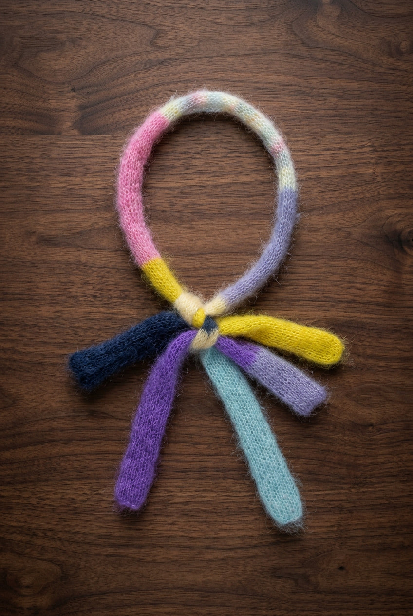 Tricot de Jacqueline / écharpe multi n°2
