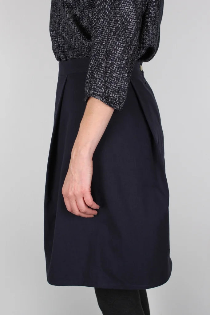 LABORATOIRE / Jupe Enigme, marine