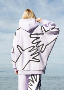 OL&#39;  x WOW ! / Ensemble sweat - lila