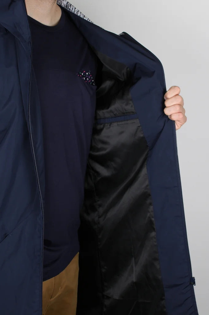 LABORATOIRE / Manteau Peloton, marine
