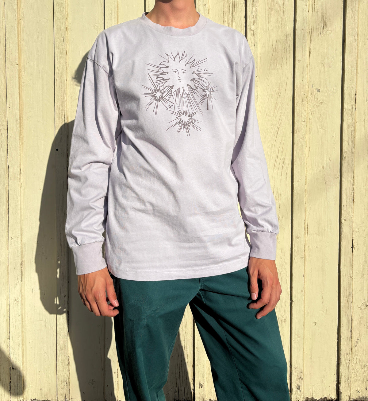 stéphanie bircher / T-shirt manches longues - mauve