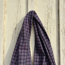 Stéphanie Bircher / Naturally Printed Cotton Scarf - Cutch Brown