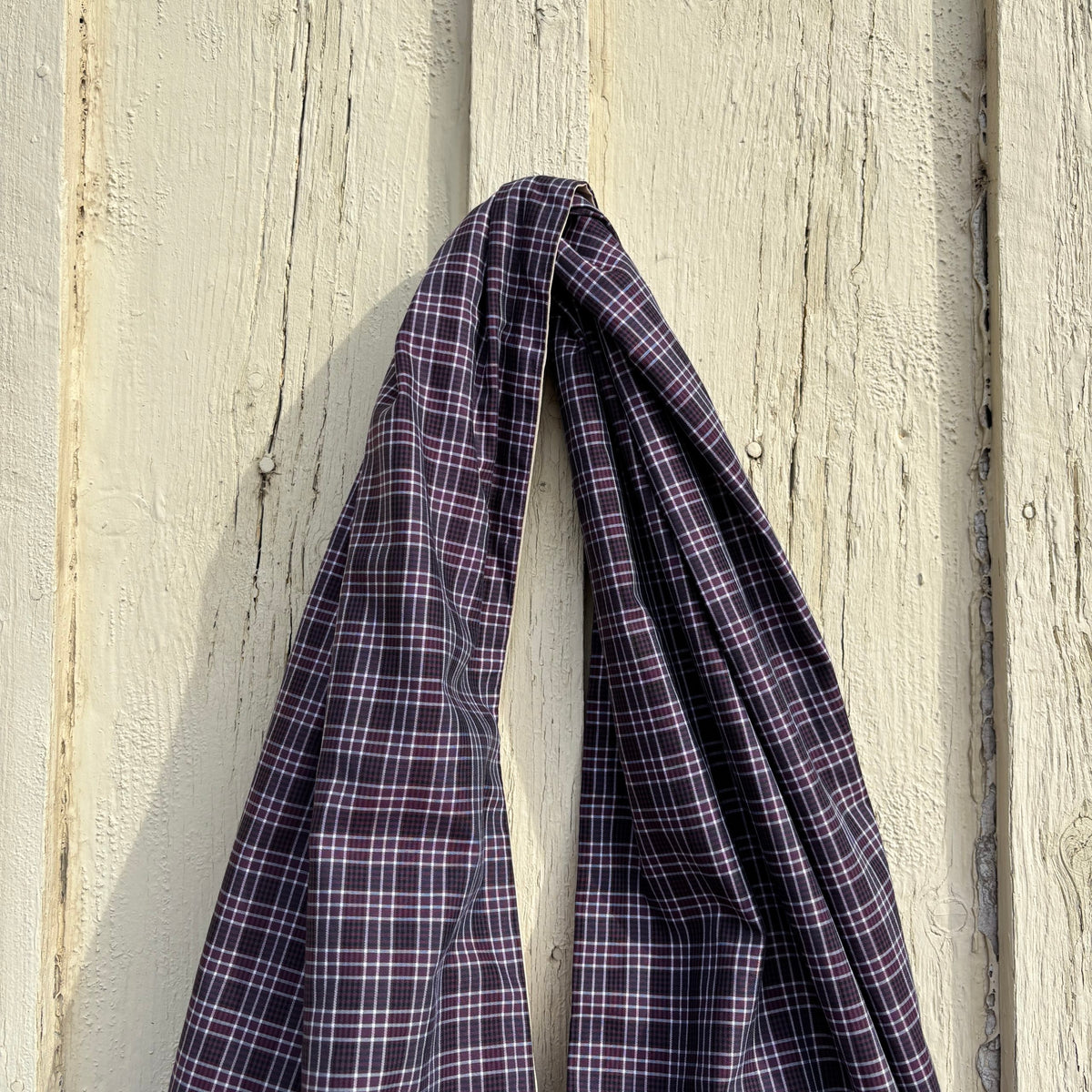 Stéphanie Bircher / Naturally Printed Cotton Scarf - Cutch Brown