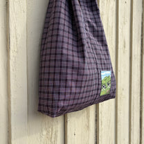 Stéphanie Bircher / Naturally Printed Cotton Scarf - Cutch Brown