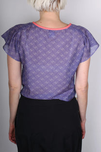 Top Cactus, Indigo/Coral