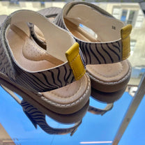 RE/BENJIE / Sandale Pregassona Gris clair